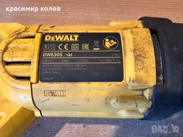 електрически саблен трион "DEWALT"/1100W/, снимка 2 - Други инструменти - 52914306