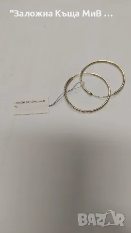 Златни Обеци 3,5 гр. 14 к., снимка 3 - Обеци - 48578686