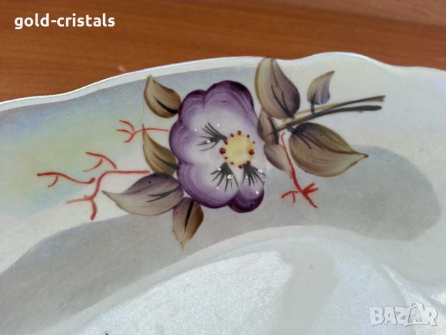 руски порцелан ръчно рисуван, снимка 2 - Антикварни и старинни предмети - 29426185
