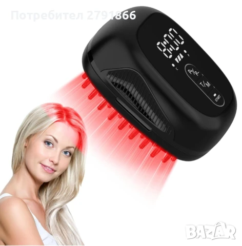 laserLocks Lasercomb-002 нов модел лазерен гребен за растеж на коса за мъже и жени НОВ, снимка 2 - Преси за коса - 51138919