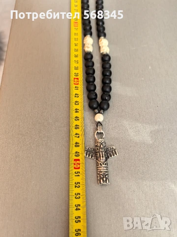 Мъжка броеница ръчна изработка, снимка 5 - Колиета, медальони, синджири - 51078609