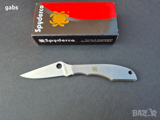 Сгъваем джобен нож Spyderco Grasshopper C138, снимка 3 - Ножове - 52851423