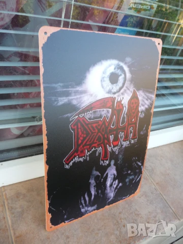 Метална табела музика Death тежък дет метал брутален смърт  , снимка 2 - Декорация за дома - 51152867
