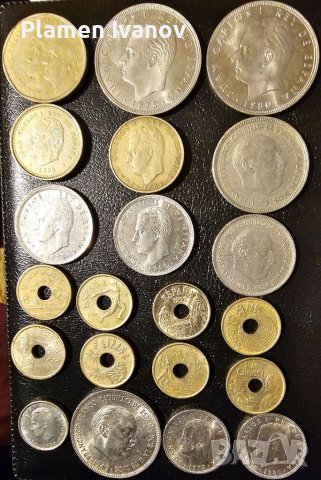 Голям лот стари монети от Испания в добро състояние, снимка 2 - Нумизматика и бонистика - 40112577