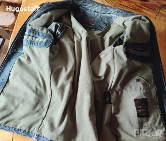 Винтидж Мъжко кожено яке Cafe Racer Rogue Leather  by  Reilly Olmes L/Xl, снимка 5 - Якета - 52686888