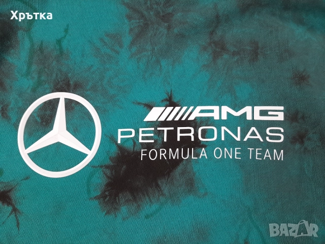Mercedes AMG F1 Tie Dye Hoodie - Оригинален суитшърт р-р XL, снимка 10 - Суичъри - 52938898
