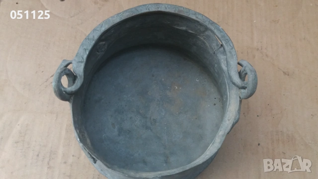 ковано възрожденско сватабарско бакърче - медно , снимка 7 - Антикварни и старинни предмети - 53025843