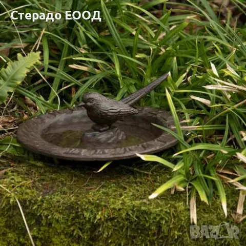 СЛЪНЧЕВ ЧАСОВНИК С ПТИЧА БАНЯ, снимка 4 - Градински мебели, декорация  - 47751823