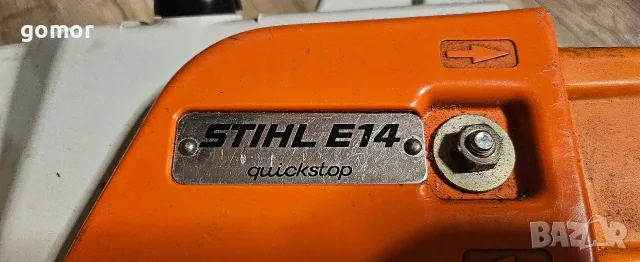 Електрическа резачка STIHL E 14 Q Quickstop – оригинална, Германия“, снимка 15 - Моторни триони/резачки - 55773710