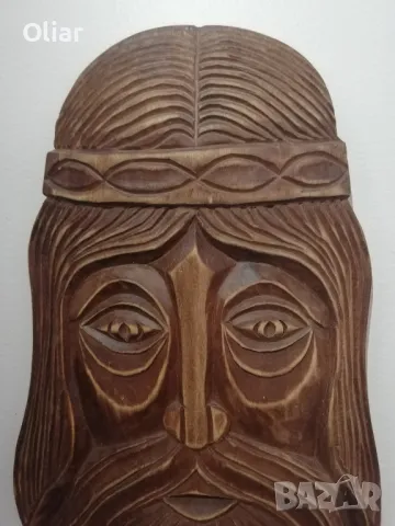 Много красива и изразителна дърворезба. Луце на мъдрец или болярин., снимка 4 - Декорация за дома - 49415636