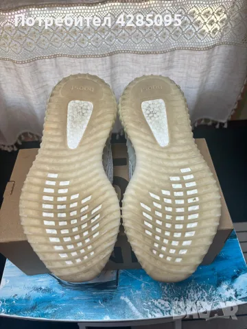 adidas Yeezy 350 V2 CMPCT Slate Panda, снимка 6 - Маратонки - 56461705