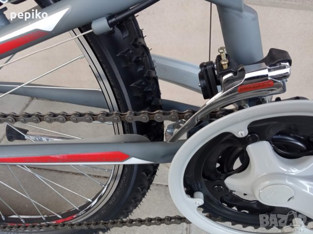 Продавам колела внос от Германия юношески мтв велосипед  графит FC3  INTERBIKE 24 цола преден и заде, снимка 3 - Велосипеди - 31941895