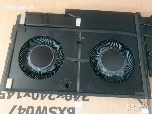DELL PRECISION 16 7670 7680 CPU GPU HEATSINK вентилатори + плоча за охлаждане, снимка 4 - Части за лаптопи - 48536411