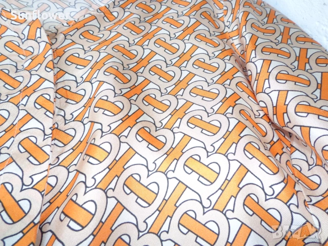 ОРИГИНАЛНА копринена риза /блуза BURBERRY от 100% коприна, снимка 9 - Ризи - 51722085