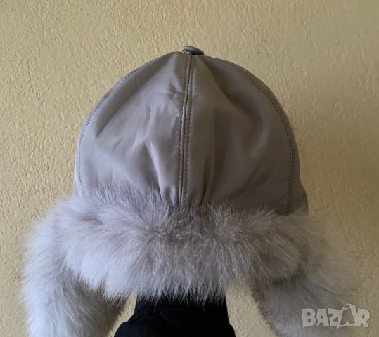 Зимна шапка естествен косъм, снимка 8 - Шапки - 42888625