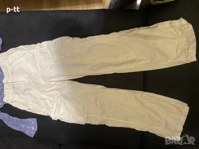 Риза на точки ,бял карго (панталон като нов), снимка 8 - Панталони - 52335828