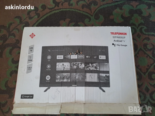 Android Tv Telefunken 32FA6002F за части
