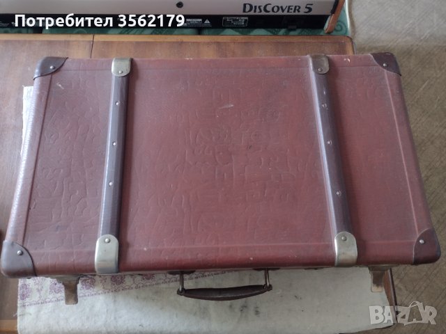 Два стари куфара, снимка 6 - Антикварни и старинни предмети - 44227421