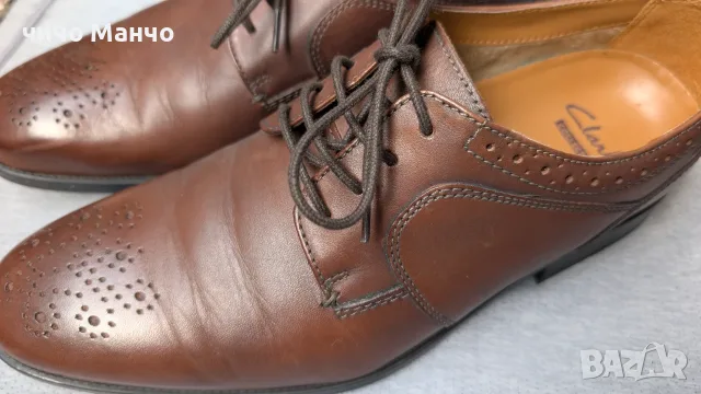 Clarks естествена кожа 41 (UK 7), снимка 6 - Официални обувки - 55863767