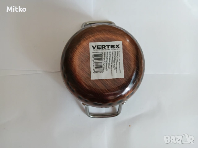 Метална мини ретро сосиера Vertex 8,5x5см, снимка 4 - Прибори за хранене, готвене и сервиране - 53945291