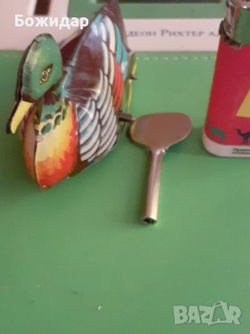 МЕТАЛНА НЕМСКА МЕХАНИЧНА ИГРАЧКА (ПАТИЦА)., снимка 7 - Други ценни предмети - 37422116