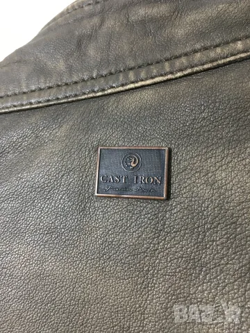 кожено яке Cast Iron, снимка 9 - Якета - 56362398