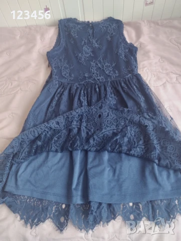 Детска рокля дантела с еластична подплата , снимка 2 - Детски рокли и поли - 50471109