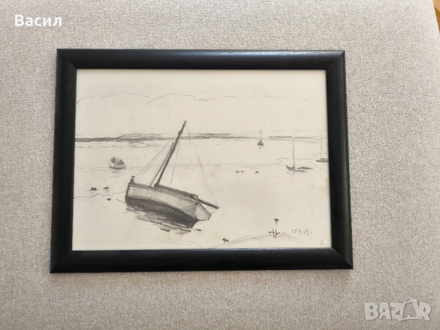 рисунка лодка, снимка 2 - Картини - 51548098