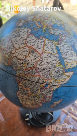 Лампа глобус , снимка 2 - Настолни лампи - 53911609