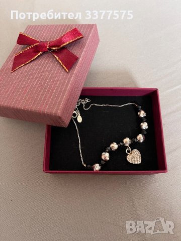 Сребърна гривна за Свети Валентин