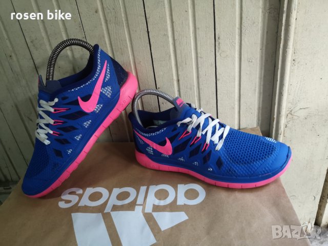  ''Nike Free 5.0 Hyper Cobalt''оригинални маратонки 37.5 номер, снимка 1 - Маратонки - 33989037