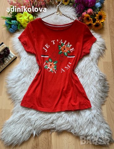Червена тениска Primark, снимка 1