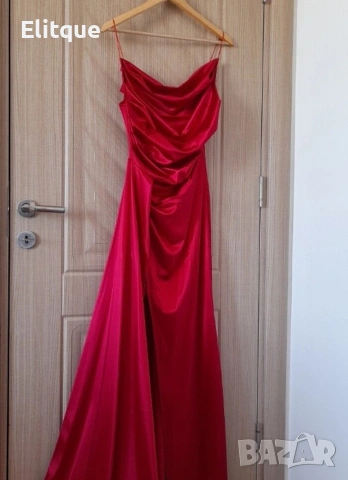 ⭐️Дълги сатенени рокли с цепка