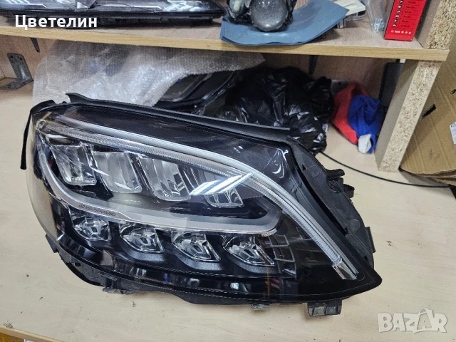 Десен фар Mercedes W205 LED desen far мерцедес ц лед 205, снимка 3 - Части - 51241808