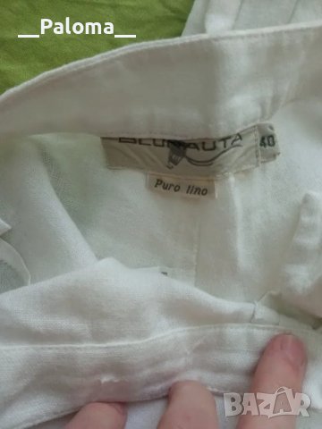 ленени панталони, снимка 3 - Къси панталони и бермуди - 50419337