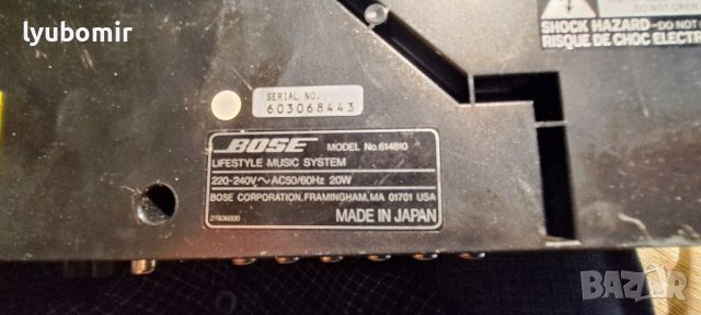 Bose, снимка 17 - Ресийвъри, усилватели, смесителни пултове - 40618816