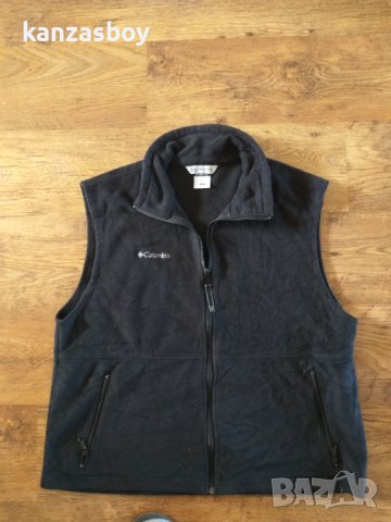 Columbia Men's Full Zip - страхотен поларен елек ХЛ, снимка 2 - Спортни дрехи, екипи - 42450282