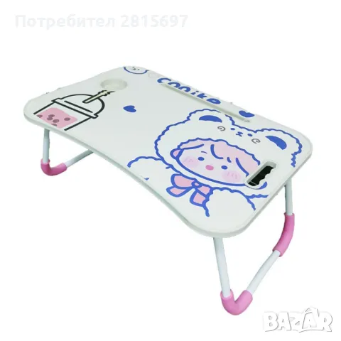 Детска масичка с 4 USB порта, вентилатор и LED лампа, снимка 7 - Мебели за детската стая - 48591755