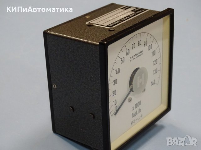 Индикатор стрелкови DR. E Horn EA 96x96.1S, снимка 3 - Резервни части за машини - 34902698