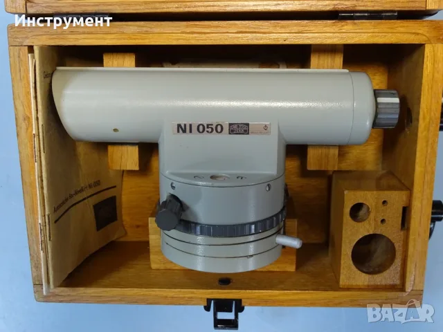Компенсаторен оптичен нивелир Carl Zeiss Jena NI 050 DDR, снимка 9 - Измервателни инструменти - 55935998