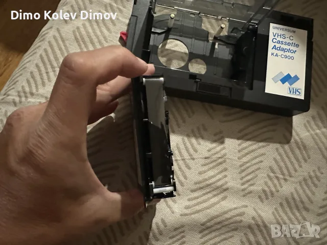 Видео Касета Адаптер VHS - VHS C, като нова тествана работи идеално!, снимка 5 - Плейъри, домашно кино, прожектори - 55981298