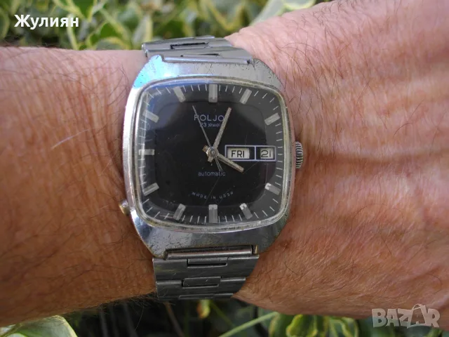  КОЛЕКЦИОНЕРСКИ ЧАСОВНИК ПОЛЕТ POLJOT AUTOMATIC , снимка 2 - Антикварни и старинни предмети - 55752572