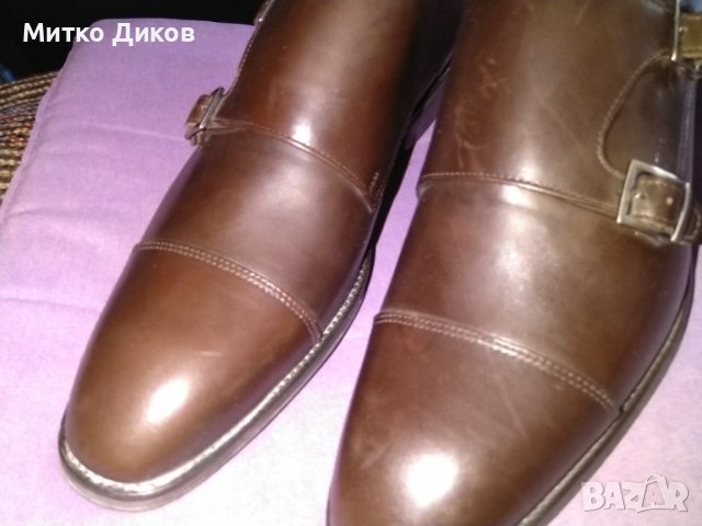 Crarles Tyrwhitt маркови английски обувки естествена кожа нови размер №45 10.5 стелка 295см, снимка 3 - Официални обувки - 39930952