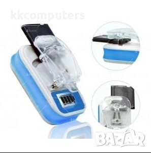 Универсално зарядно 0.3А за батерии с LCD Баркод : 451558, снимка 2 - Оригинални зарядни - 52176716