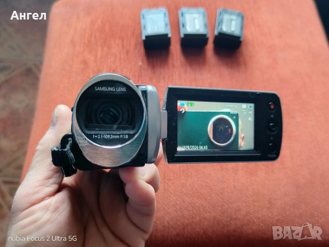 Цифрова видеокамера Samsung HMX F-90, снимка 3 - Камери - 54223396