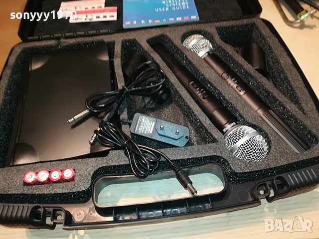 SHURE X 2 БЕЗЖИЧНИ МИКРОФОНА 0909220823