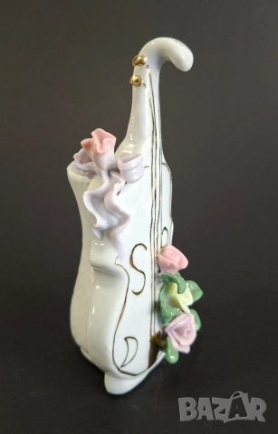 Порцеланова ваза вилончело, снимка 2 - Вази - 54292894