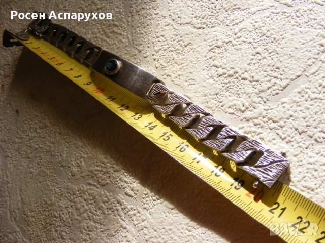 Уникална Масивна Сребърна Гривна, снимка 6 - Гривни - 52546827