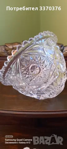 Кристална купа/бонбониера, снимка 7 - Аксесоари за кухня - 55747683