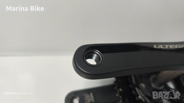 Шосеен курбел Shimano Ultegra 6800 с овални плочи Rotor QRings Qarbon| 172.5, снимка 7 - Части за велосипеди - 52932828